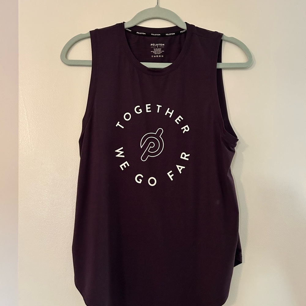 Peloton Dreamblend Dark Purple Tank with Logo